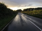 Glistening roads into the sunset