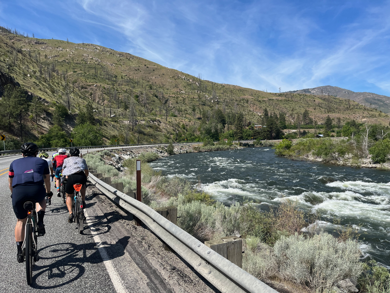 The Gang goin' up the river